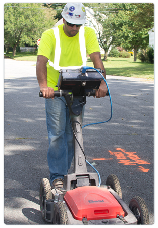 GPR unknown utilities Subsurface utility mapping in New England